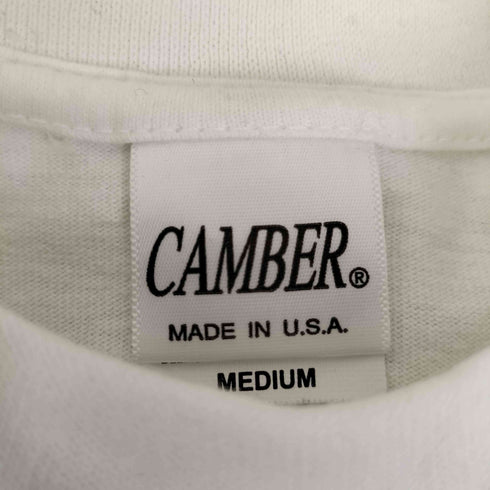 キャンバー CAMBER USA製 コットン100 肉厚 ヘビーウェイト L/S Tシャツ ロンT メンズ import:M