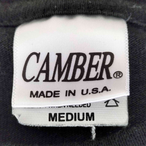 キャンバー CAMBER USA製 コットン100 肉厚 ヘビーウェイト S/S Tシャツ メンズ import:M