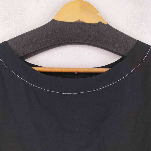 トリココムデギャルソン tricot COMME des GARCONS 90s AD1997 ステッチライン プリーツラップワンピース レディース