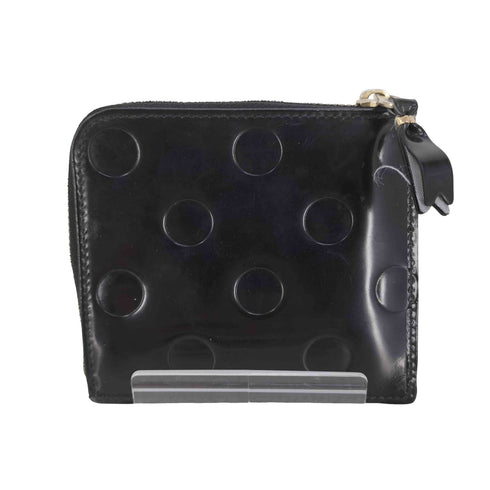 コムデギャルソン COMME des GARCONS DOTS EMBOSSED LEATHER LINE CARD COIN WALLETS ドット エンボス レザー ライン カード コイン ウォレット 財布 メンズ