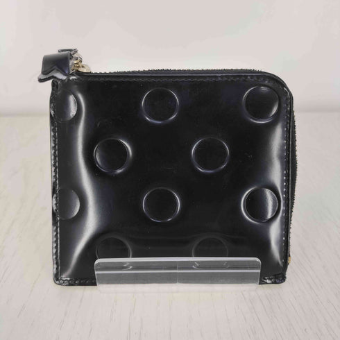 コムデギャルソン COMME des GARCONS DOTS EMBOSSED LEATHER LINE CARD COIN WALLETS ドット エンボス レザー ライン カード コイン ウォレット 財布 メンズ