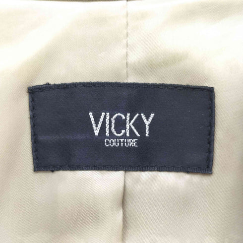 ビッキー VICKY ピッグレザー ジップアップ ジャケット レディース JPN:2