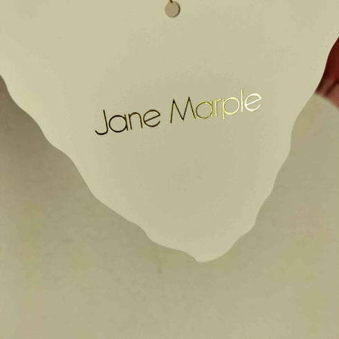 Jane Marple 22aw ロゴ刺繍 フリルカーディガン レディース M