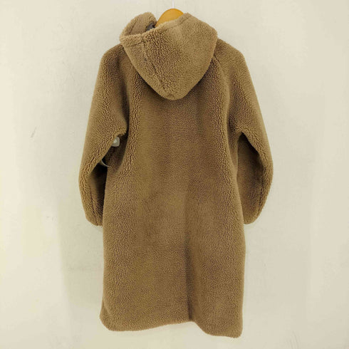 A.G.PLUS Park Ave ボア フーデッドロングコート レディース FREE