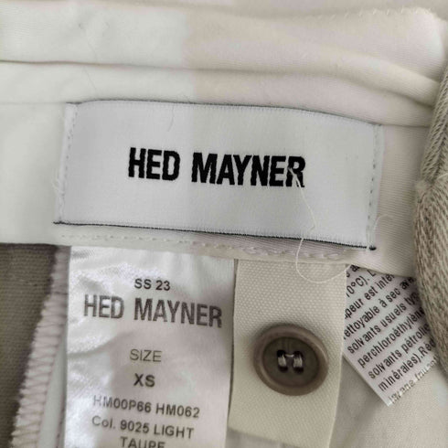 ヘドメイナー HED MAYNER 23SS 6タックウールスラックス 6 PLEAT PANTS メンズ XS