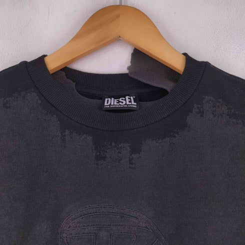 ディーゼル DIESEL S-GINN-E7 フロントロゴコーティングスウェット メンズ JPN:S