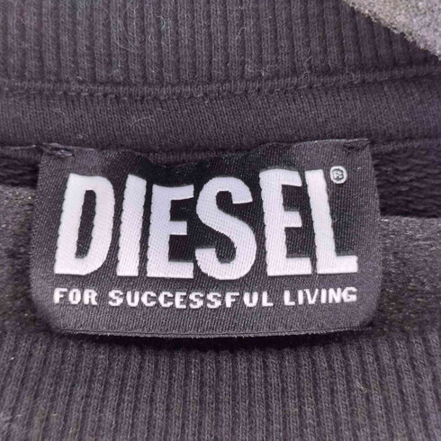 ディーゼル DIESEL S-GINN-E7 フロントロゴコーティングスウェット メンズ JPN:S