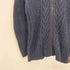 トミーヒルフィガー TOMMY HILFIGER ケーブル編み フルジップセーター ドライバーズニット メンズ import:XL