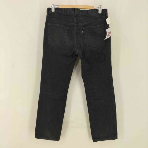 N NUMBER 04AW GIVE期 本人期 パッチワークワッペン ブラックデニムパンツ メンズ JPN:4 LENGTH : 32