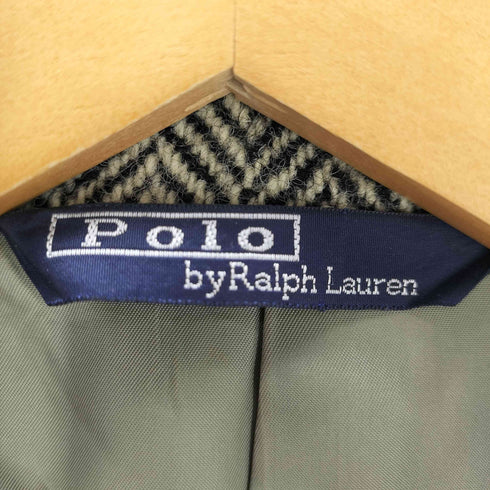 ポロバイラルフローレン Polo by RALPH LAUREN 三角タグ ウールヘリンボーン2Bテーラードジャケット メンズ 92AB4