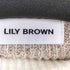 リリーブラウン Lily Brown オフショルダーラメニットセットアップ レディース ONE SIZE