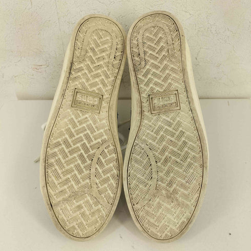 プレイコムデギャルソン PLAY COMME des GARCONS ハート総柄 キャンバス ハイカットスニーカー メンズ JPN:26