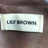 リリーブラウン Lily Brown ヴィーガンレザージャケット レディース ONE SIZE