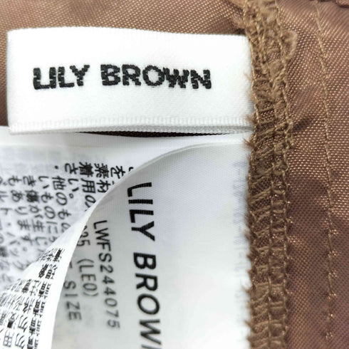 リリーブラウン Lily Brown フリルラインボリュームチュールスカート レディース ONE SIZE