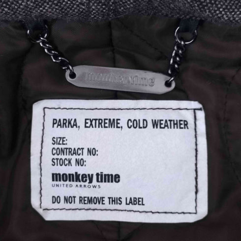 モンキータイム MONKEY TIME ホームスパン ショート モッズコート メンズ JPN:S