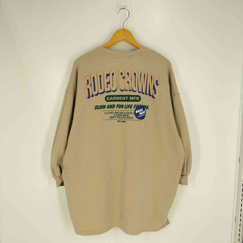 ロデオクラウンズ RODEO CROWNS Bump Logo スウェットワンピース レディース FREE