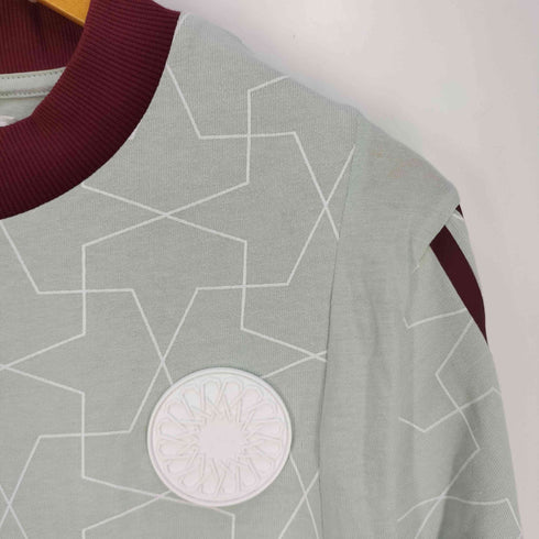 アディダス adidas PAKAIAN 総柄 ロゴパッチ 3ストライプ ワンピース レディース 2XL