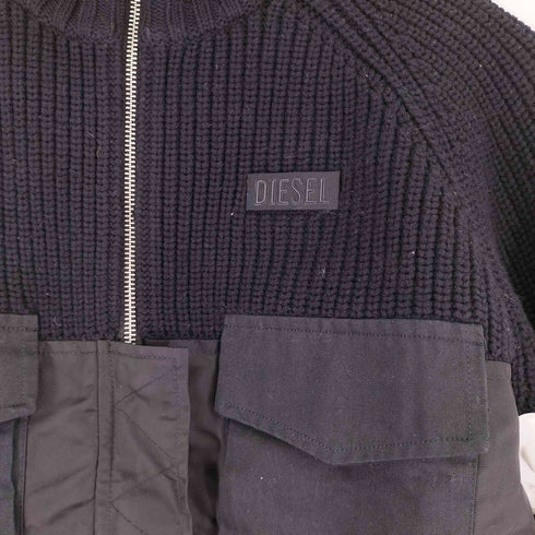 ディーゼル DIESEL M-EKA ニット切替ジャケット レディース JPN:M