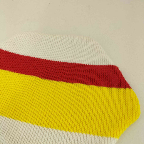 Bayer Textilfaser Vintage ユーロ マルチカラー バイアスデザイン ポリアクリルニット帽 メンズ ONE SIZE