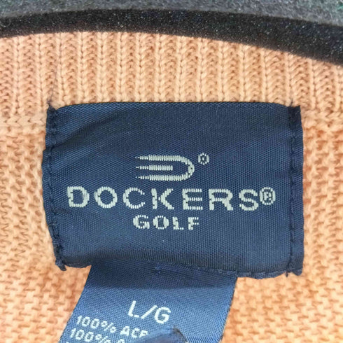 ドッカーズ DOCKERS GOLF アクリルVネックニット メンズ import:L
