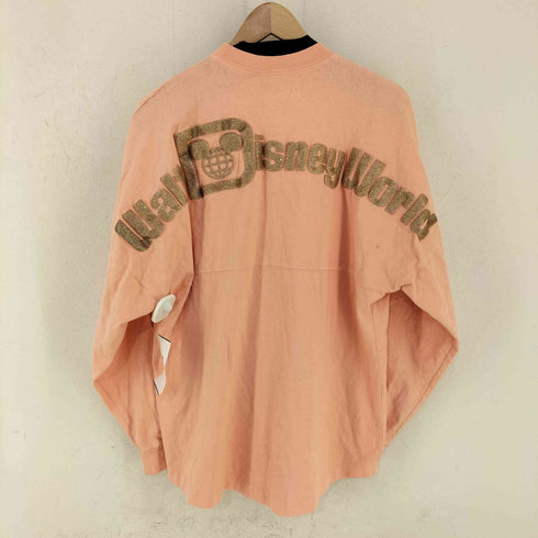 USA製 Jersey Long Sleeve T-Shirt グリッター発泡プリント レディース JPN:S