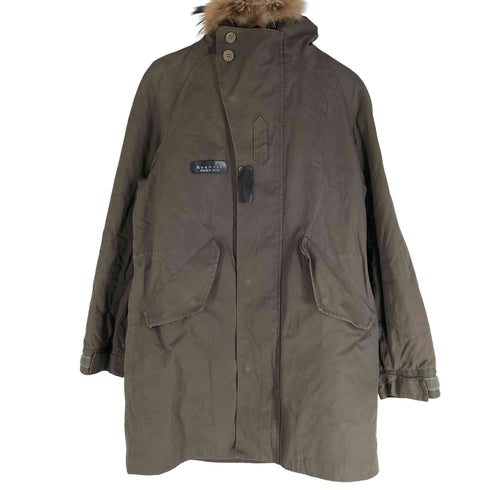 ラドメスメンズビギ Radmess MENS BIGI 裏味キルティング ファーモッズコート メンズ