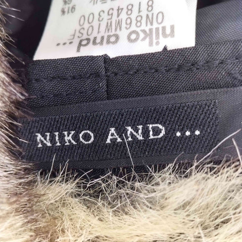 ニコアンド niko and... フライトキャップ レディース