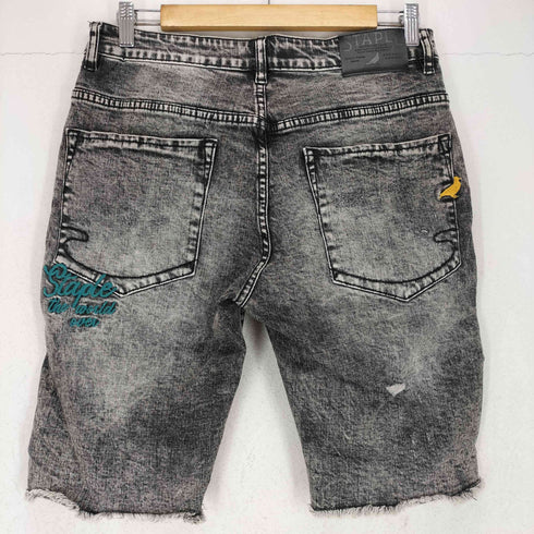 ステイプル staple WASHED SHORT DENIM メンズ 30