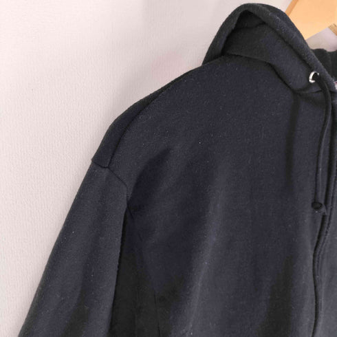 ジャージーズ JERZEES 80-90s USA製 ジャージーズボディ LANGLITZ LEATHERS プリント ジップアップフーディー メンズ import:M