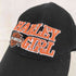 ハーレーダビッドソン HARLEY-DAVIDSON フロントロゴ刺繍キャップ ラインストーン ベルクロ girl Y2K レディース ONE SIZE