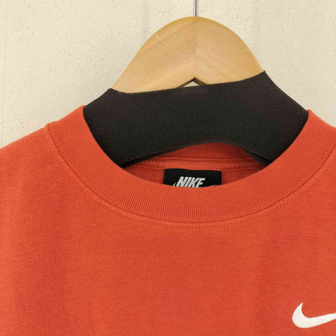 ナイキ NIKE スウォッシュ刺繍 クルーネックスウェット 短丈 レディース JPN:XS