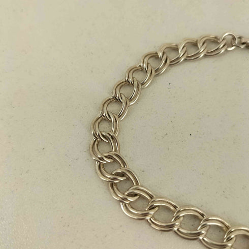 925刻印 2連チェーンブレスレット メンズ