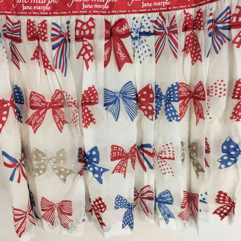 Jane Marple The 30th Ribbon Trompe Loeil dress トロンプルイユワンピース レディース M
