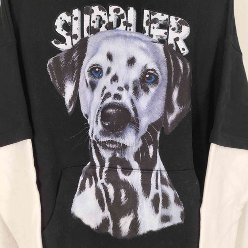サプライヤー SUPPLIER Dalmatian Layered Sleeve Hoodie メンズ JPN:S