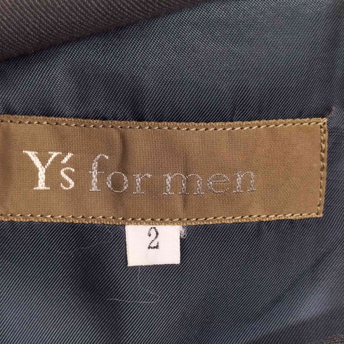 ワイズフォーメン Ys for men 90s 100番台ウールギャバ テーラードジャケット&タックスラックスパンツ メンズ 2