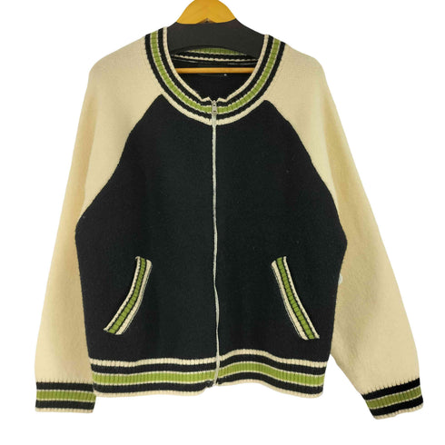 サイダー CIDER ノーカラージップニット レディース JPN:M