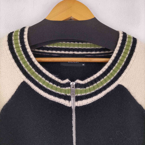 サイダー CIDER ノーカラージップニット レディース JPN:M