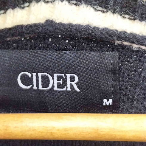 サイダー CIDER ノーカラージップニット レディース JPN:M