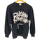 フルーツオブザルーム FRUIT OF THE LOOM 90S カナダ製 RHYTHM NATION 発泡プリント ラグラン スウェット ©コピーライト入り メンズ import:L