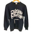 フルーツオブザルーム FRUIT OF THE LOOM 90S カナダ製 RHYTHM NATION 発泡プリント ラグラン スウェット ©コピーライト入り メンズ import:L