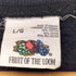 フルーツオブザルーム FRUIT OF THE LOOM 90S カナダ製 RHYTHM NATION 発泡プリント ラグラン スウェット ©コピーライト入り メンズ import:L