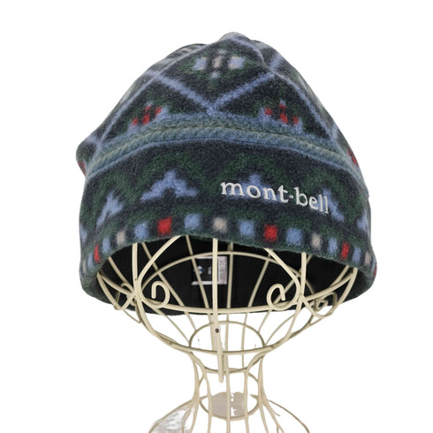 モンベル mont bell クリマプラス100 プリント ワッチキャップ メンズ M/L