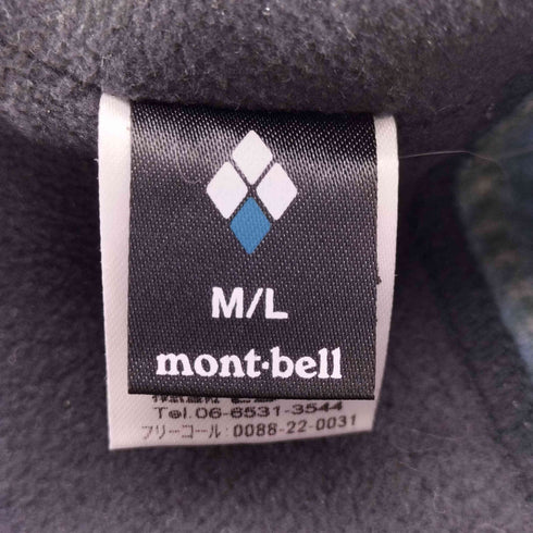 モンベル mont bell クリマプラス100 プリント ワッチキャップ メンズ M/L