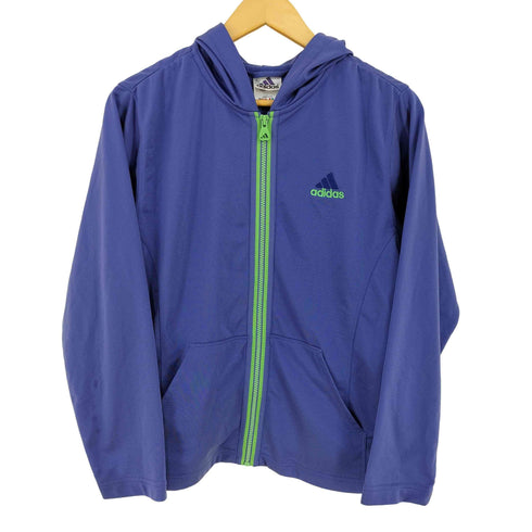 アディダス adidas マカオ製 パフォーマンスロゴ ジップアップパーカー レディース JPN:XL