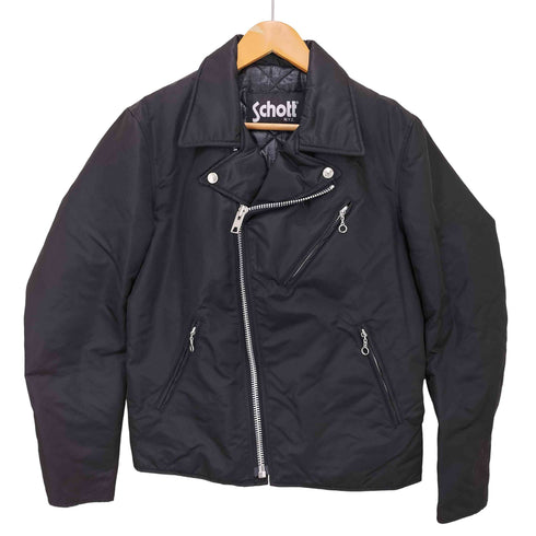 ショット Schott ダブルライダースナイロンジャケット メンズ US:36