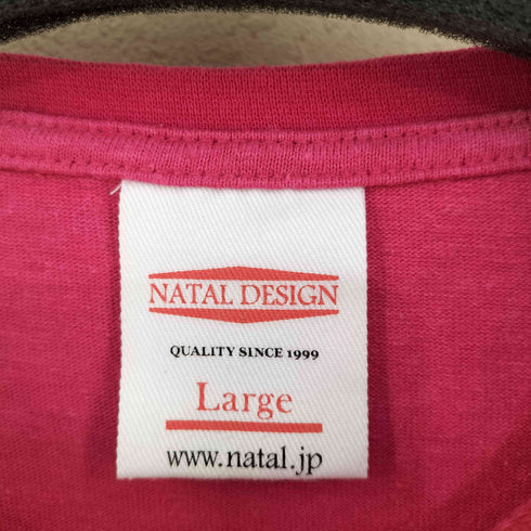 ネイタルデザイン NATAL DESIGN ヘンプ 無地 クルーネックTシャツ メンズ JPN:L