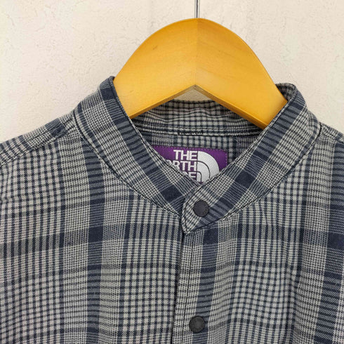ノースフェイスパープルレーベル THE NORTH FACE PURPLE LABEL Band Collar Twill Shirt メンズ JPN:S