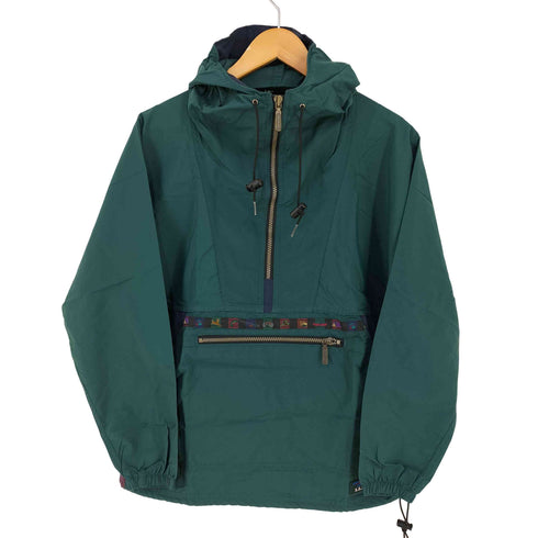 エルエルビーン L.L.Bean USA製 チロリアンテープ ドローコード付き アノラックパーカー レディース