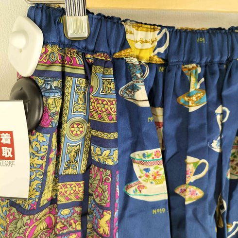 ジェーンマープルドンルサロン Jane Marple Dans Le Salon 22aw Royal Bone China Patchwork Skirt ミントンコレクション レディース M