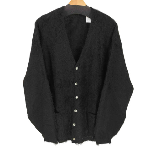 Authentic Reproduction Products Premium Mohair Cardigan W/Pocket - BLACK メンズ ONE SIZE